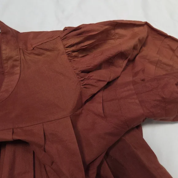 Sea New York Salome Puff Sleeve Top Sunset S - Picture 11 of 13